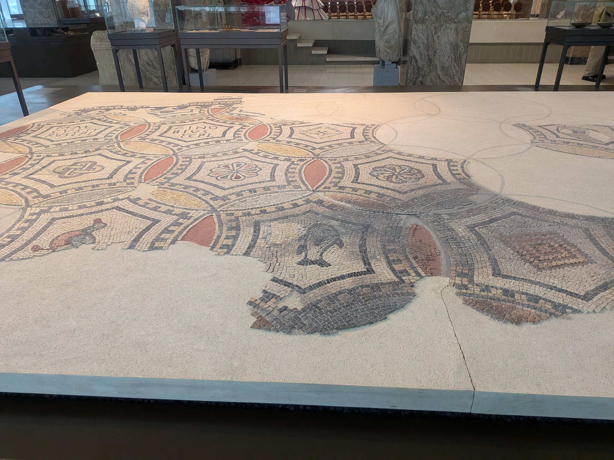 国立博物館の古代のモザイク