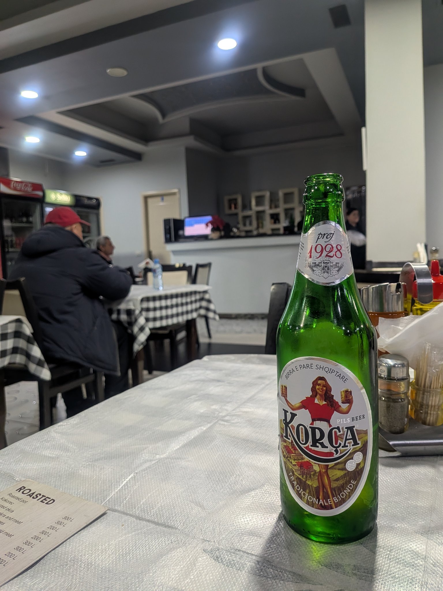 アルバニアのビール Korça