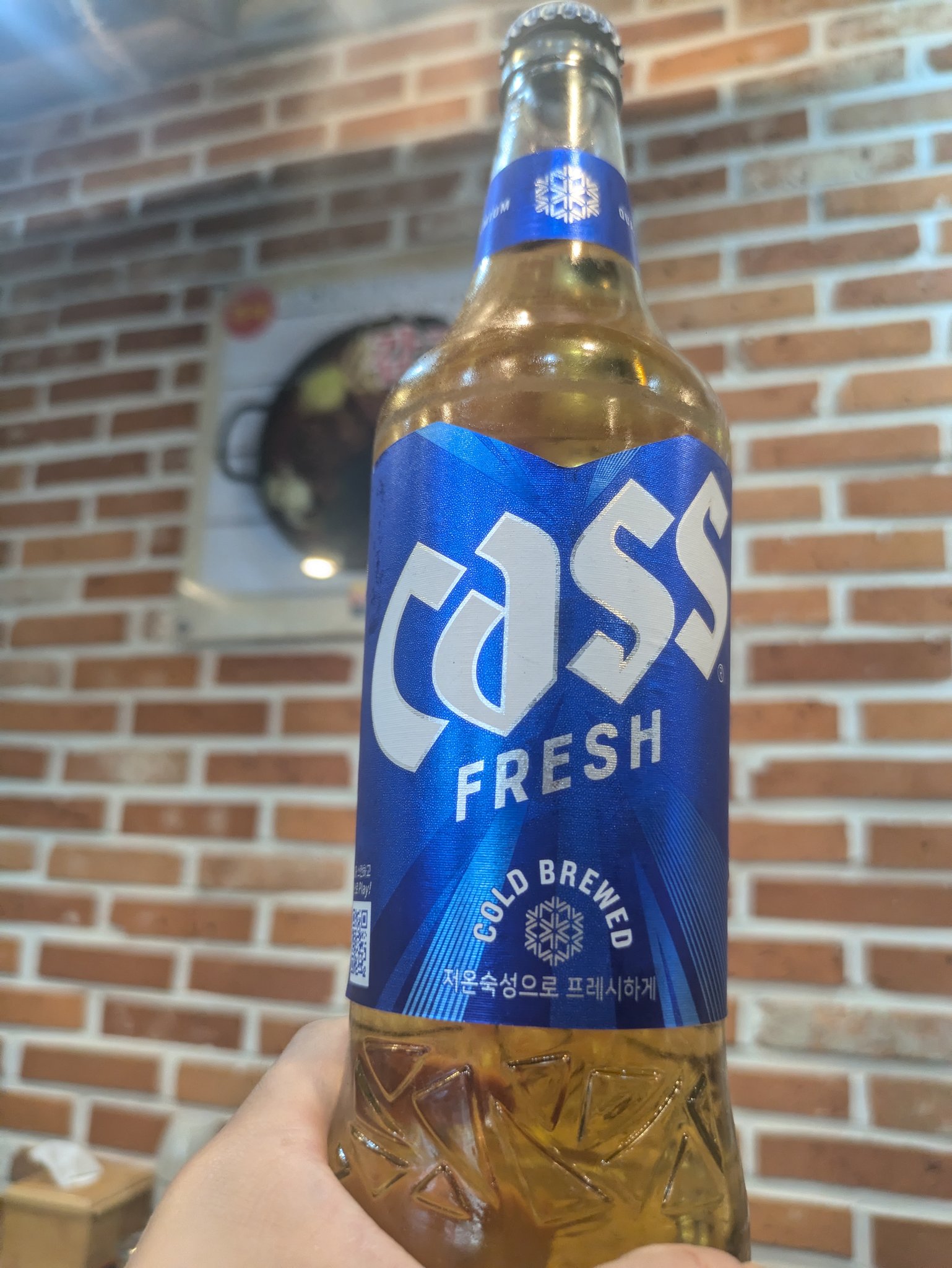 韓国のビール Cass