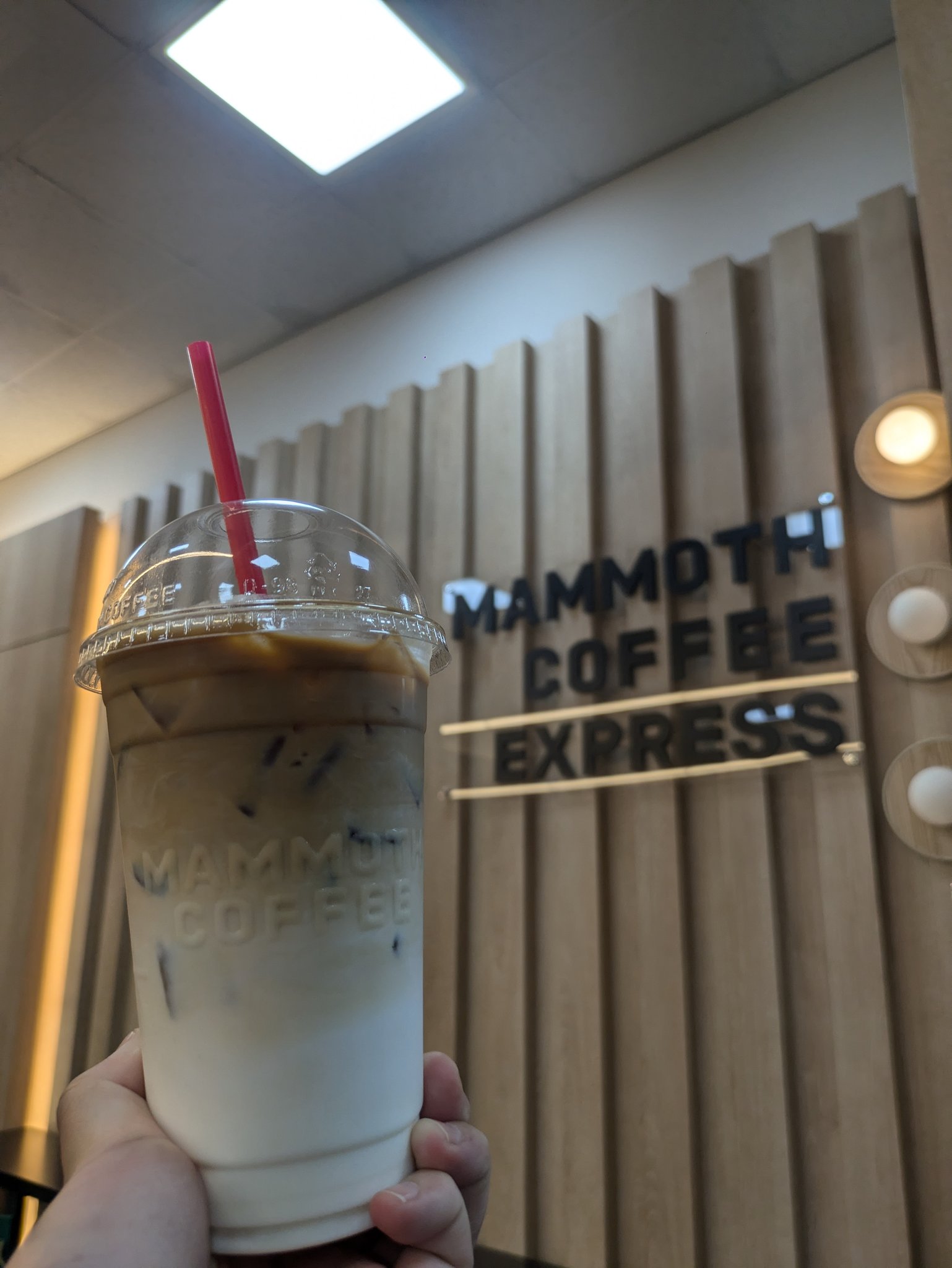 大邱空港のマンモスコーヒーのコーヒー