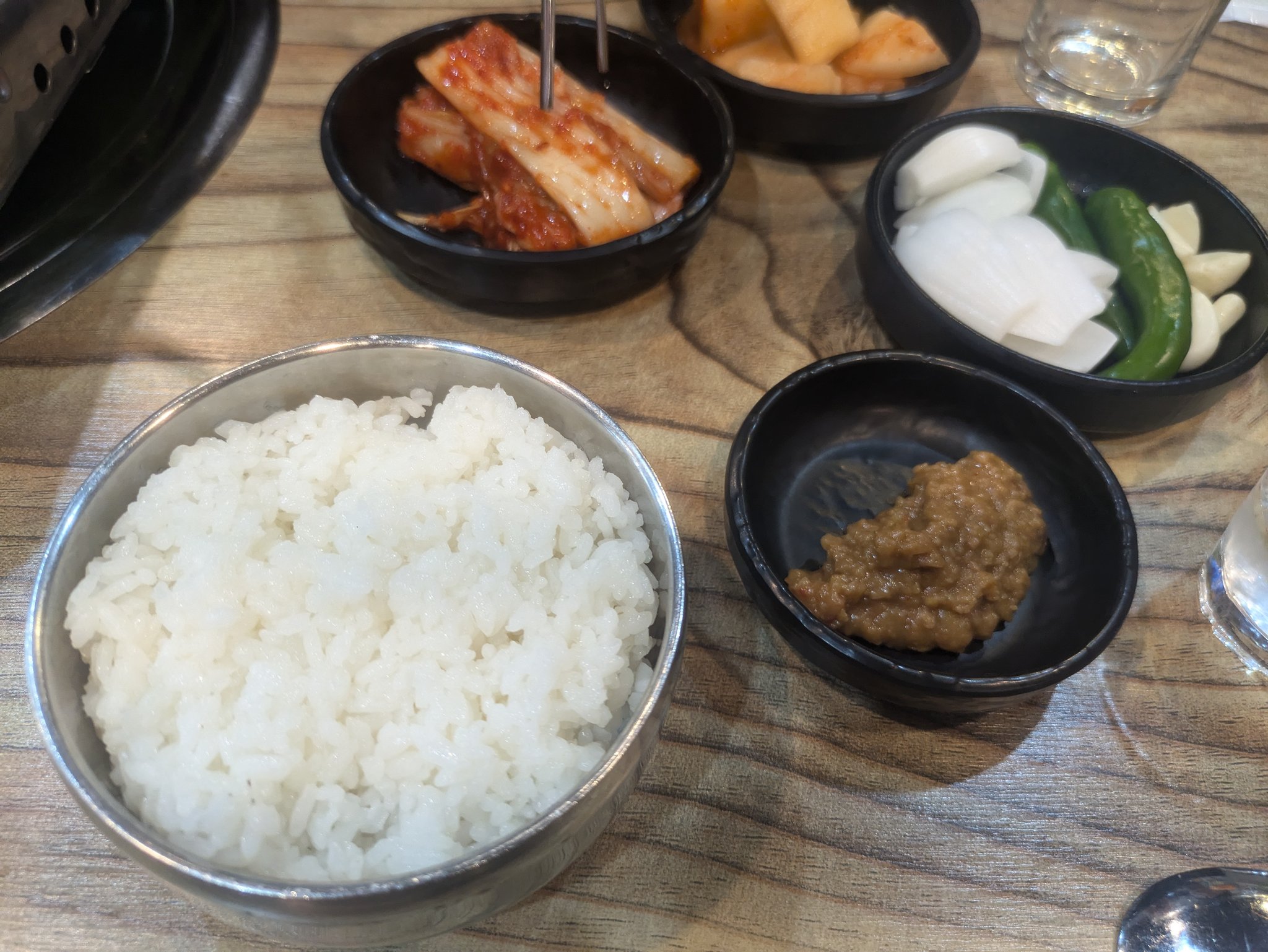 カムジャタンのおかずとご飯