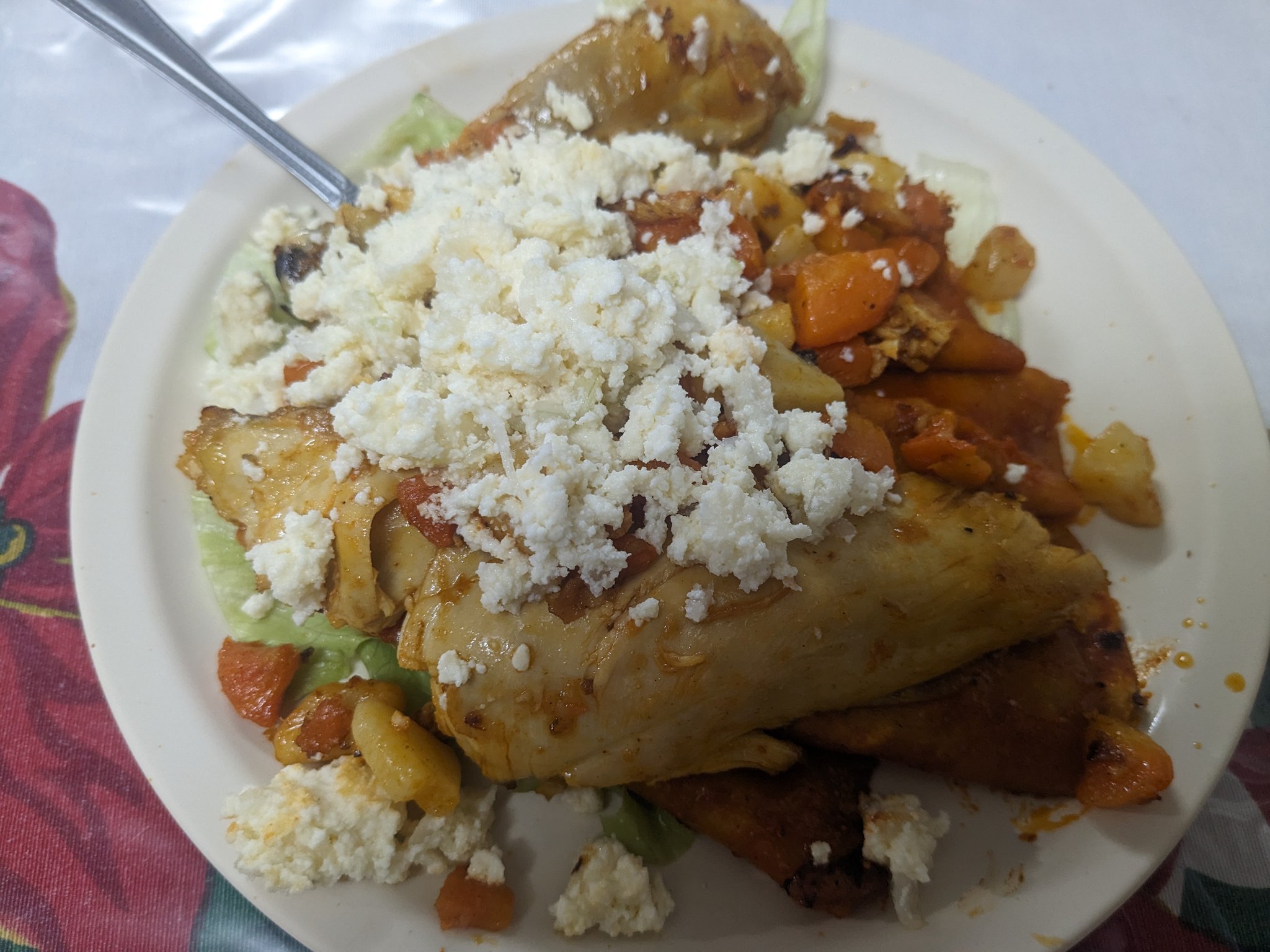 Enchiladas de Doña Lupe のエンチラーダ