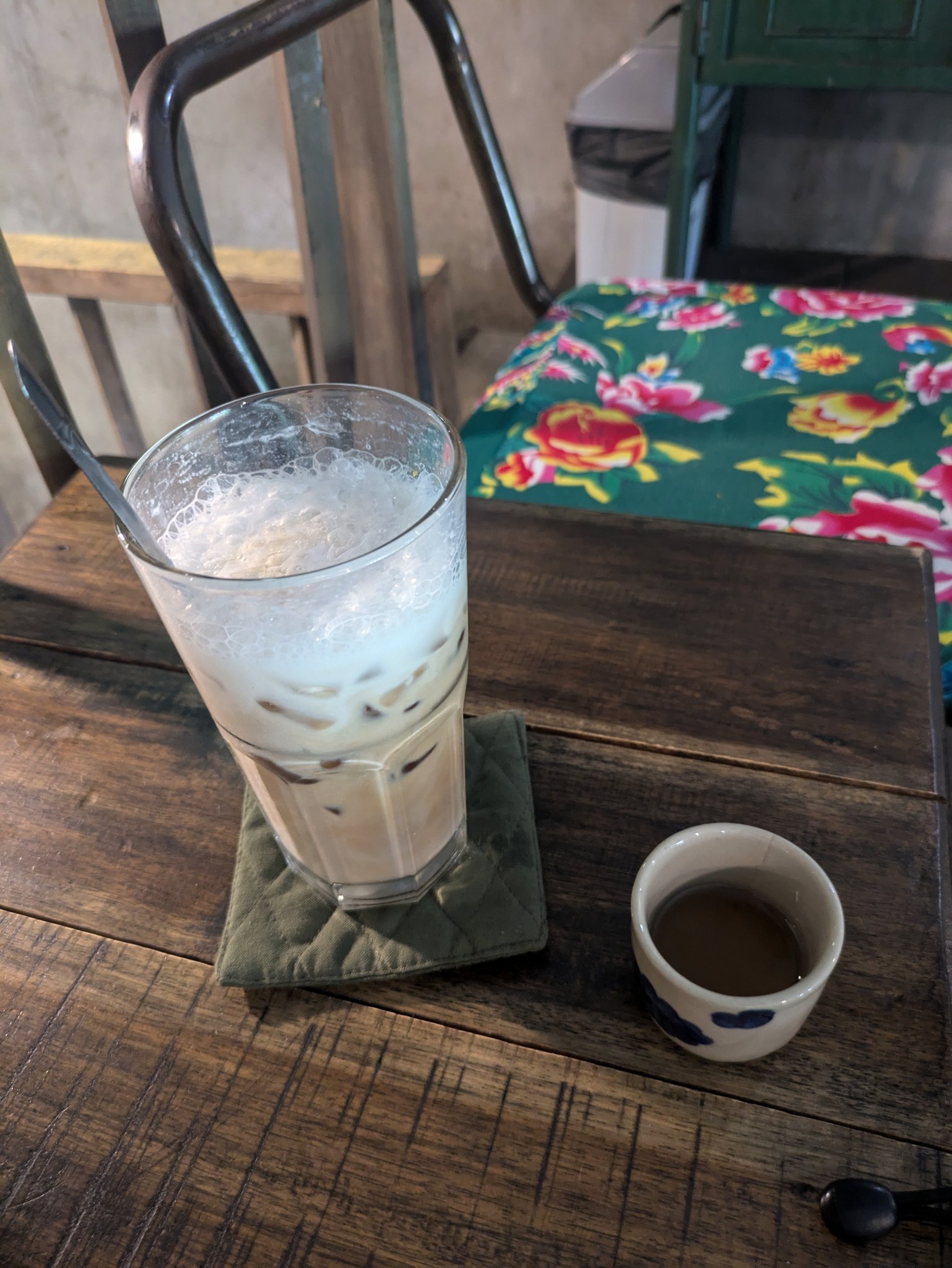 コン・カフェのココナッツコーヒー