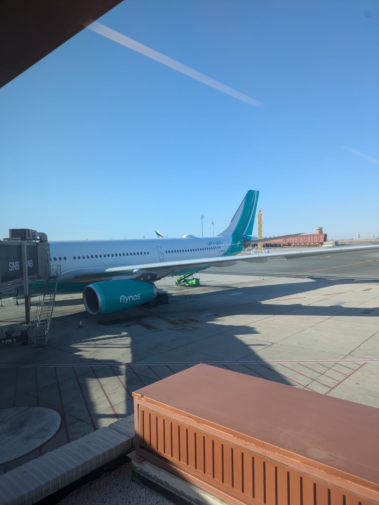 ジェッダ空港の flynas の機体