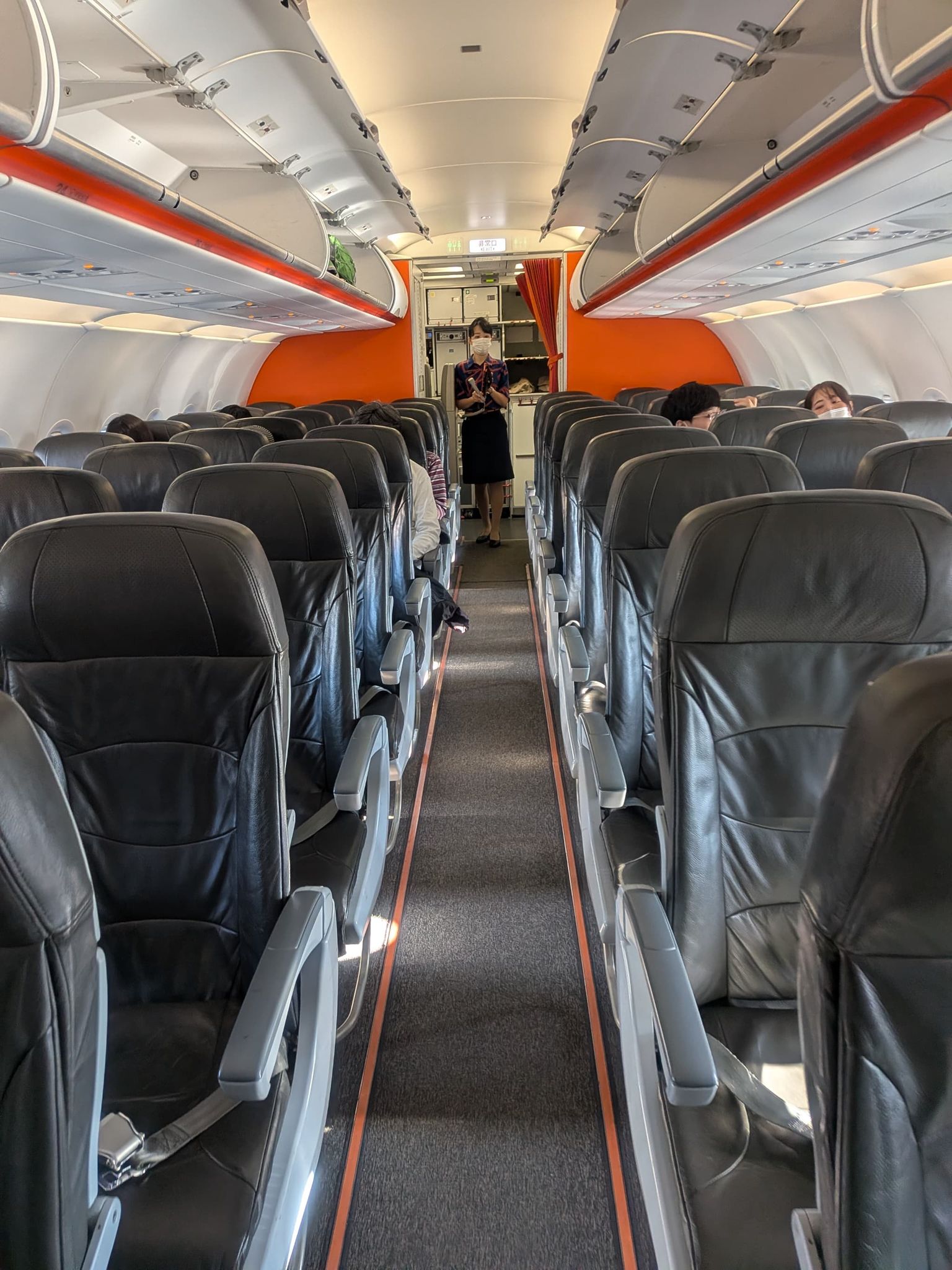 ジェットスターの機内
