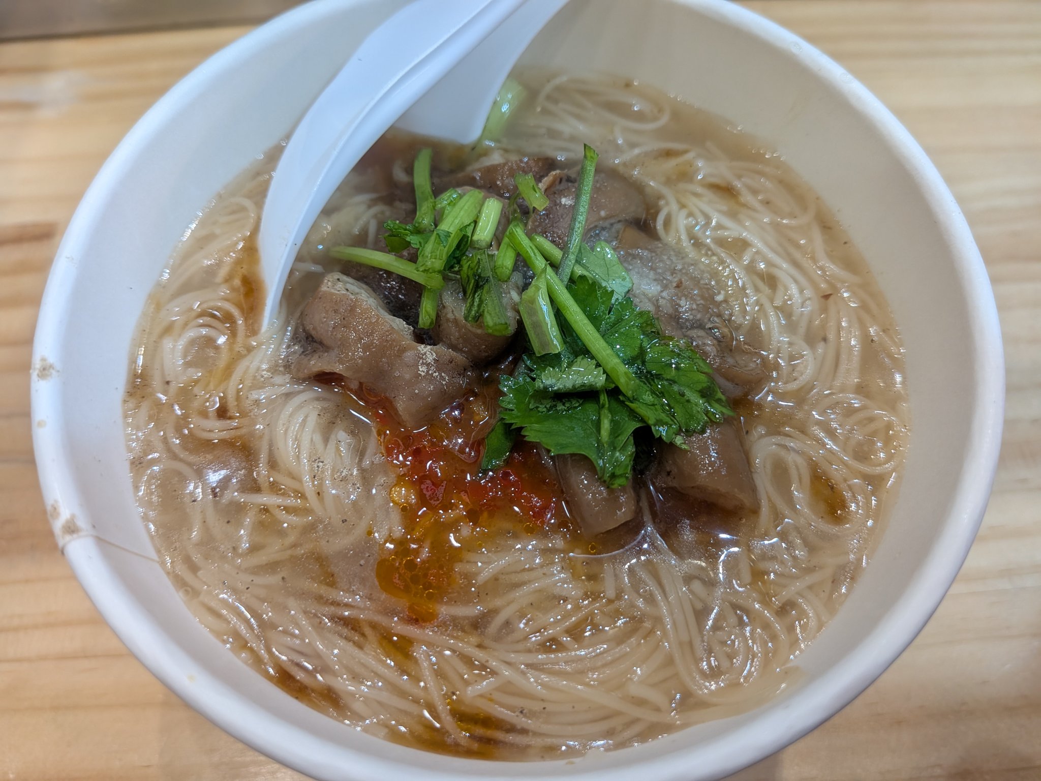 逢甲夜市の大腸麵線