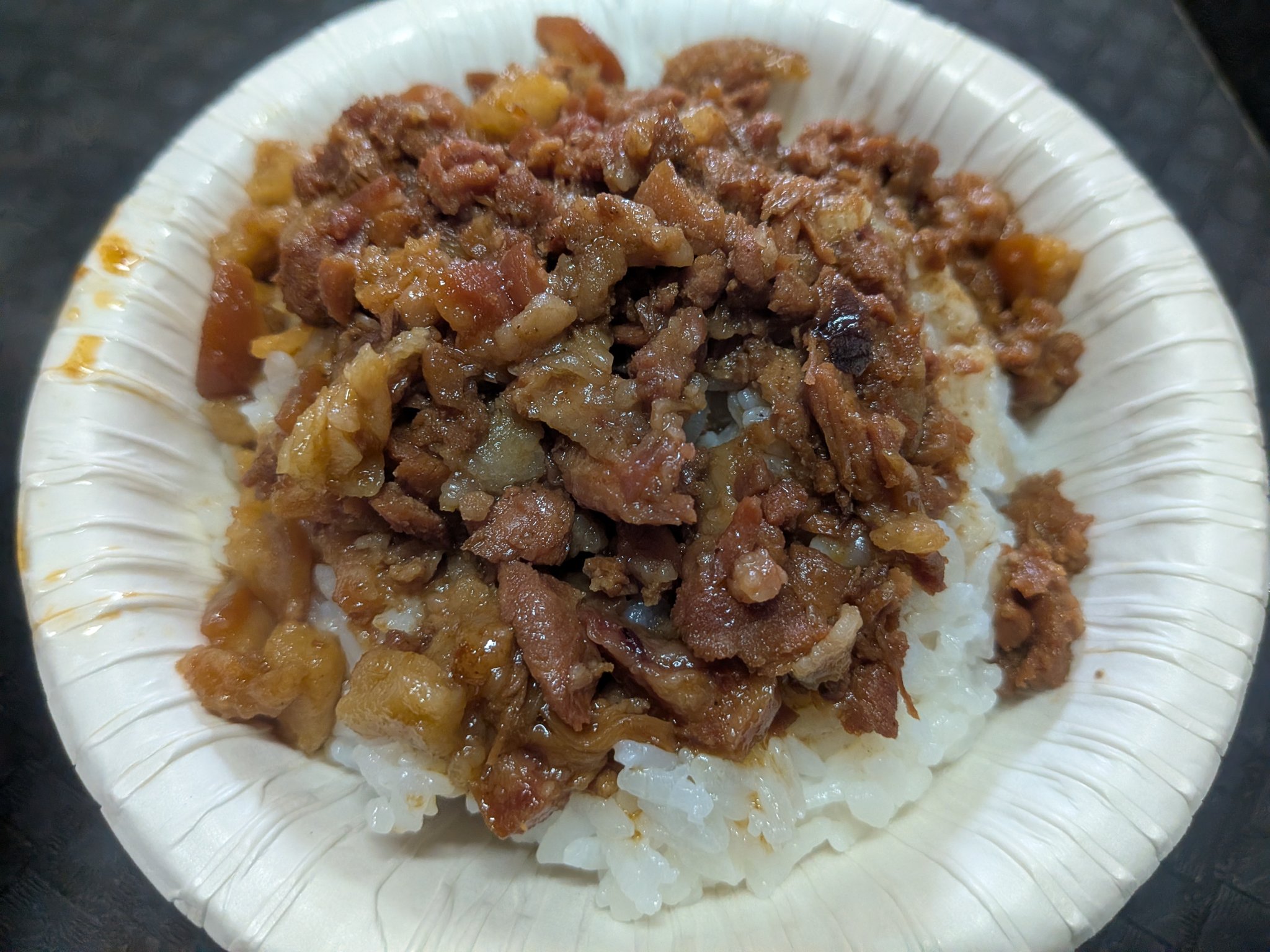 山河魯肉飯の魯肉飯