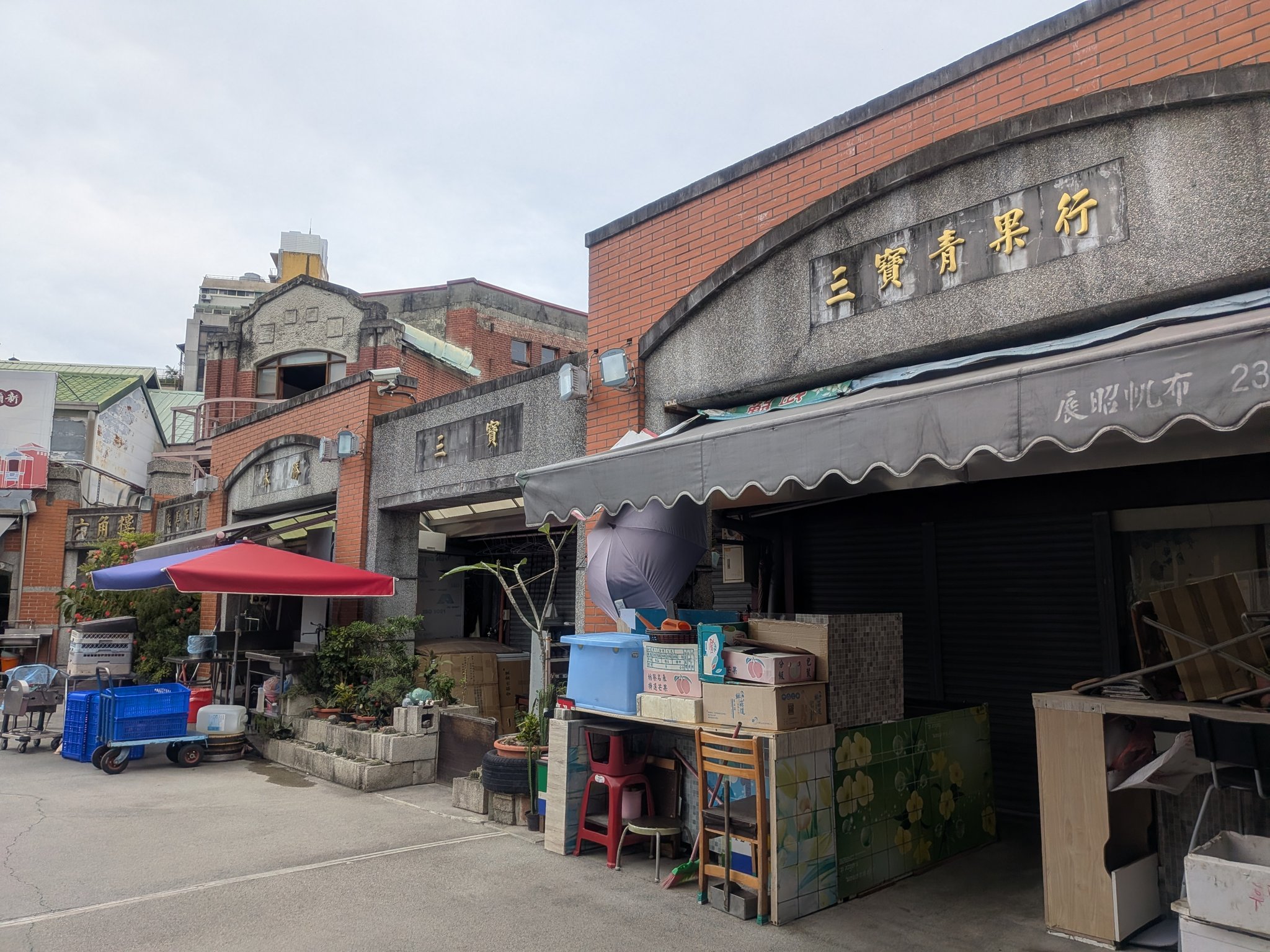 台中第二市場の古い建物