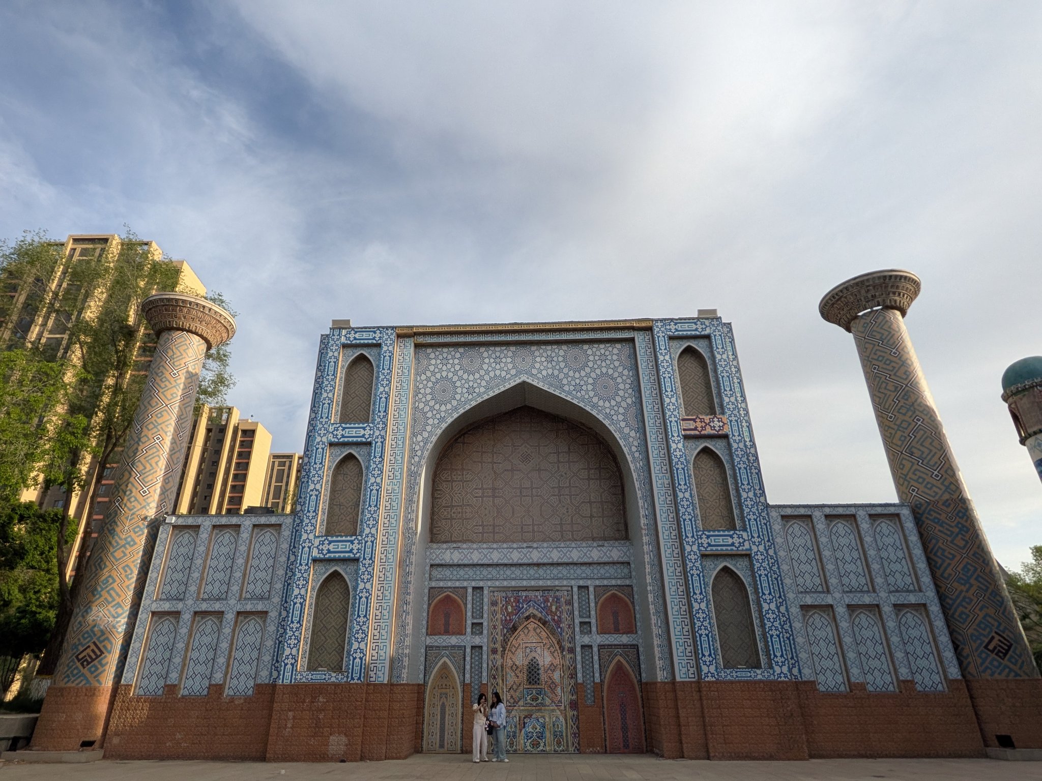 新疆国際大バザール周辺のイスラム建築