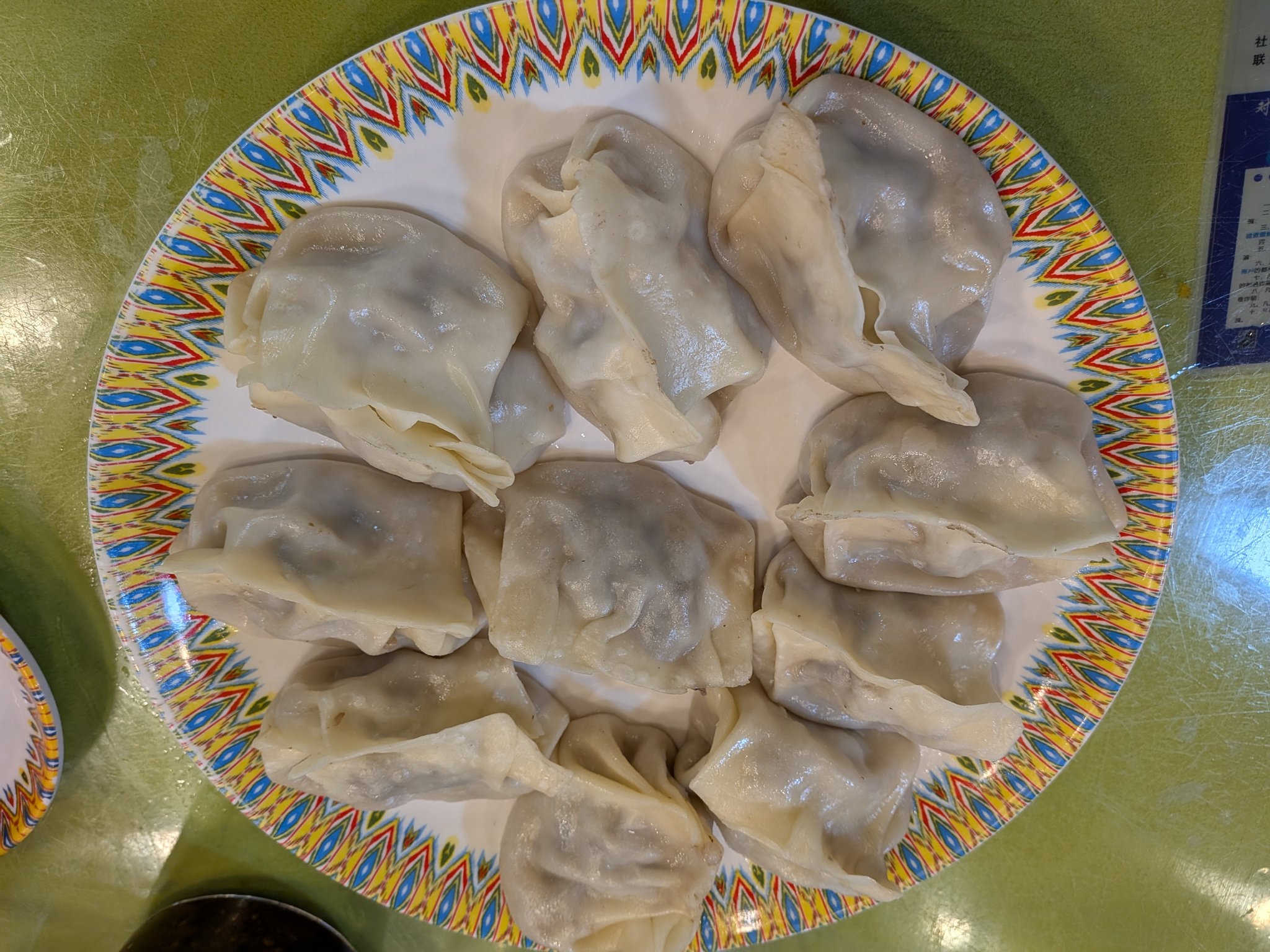 ウイグル料理の薄皮包子