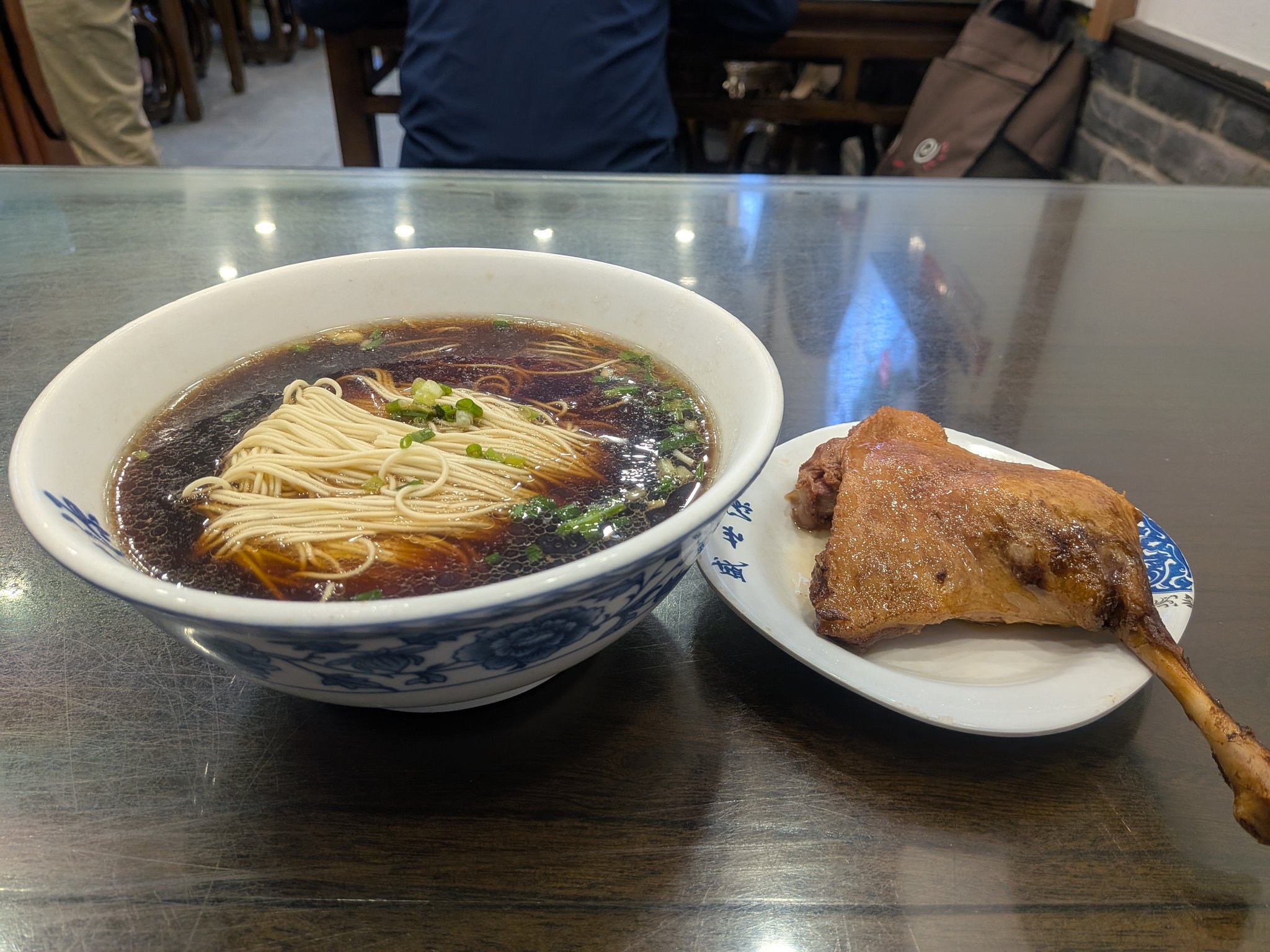無錫の麺のお店の朝ごはん